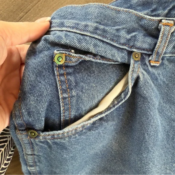 Vintage CHIC 1980’s denim mom jeans size 32 - Picture 6 of 10